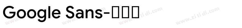 Google Sans字体转换